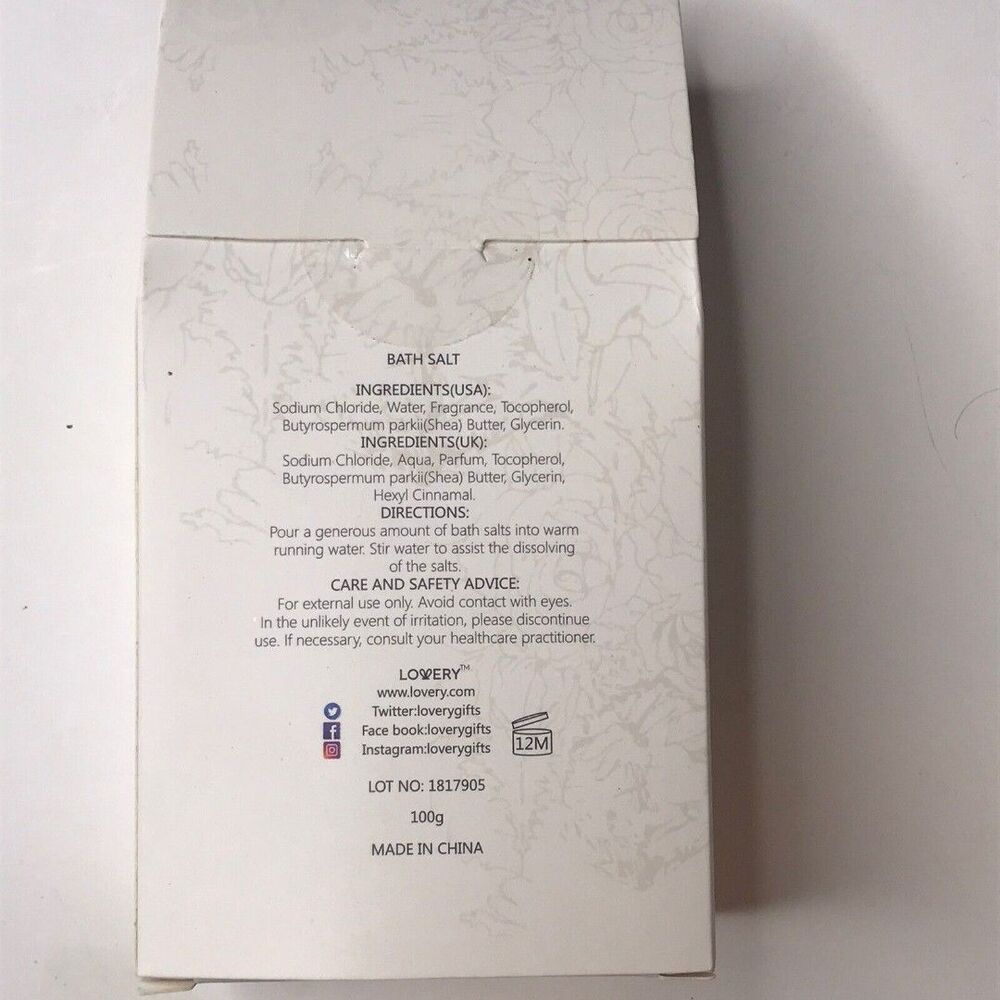 Lowery 3 Pc Bath & Body Set Honey & Almond Shower Gel, Bath Salt, & Body Lotion - Picture 5 of 8